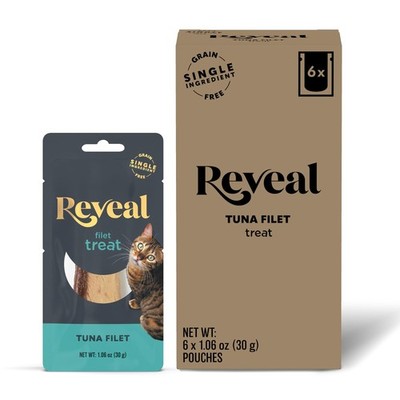 Natural Cat Treats, 6 Count Single Ingredient Treat for Cats, Grain Free, Who...