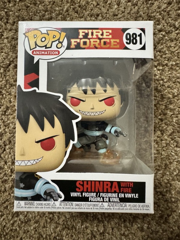 Shinra With Fire #981 Fire Force Box Lunch Exclusive Funko Pop! Animation