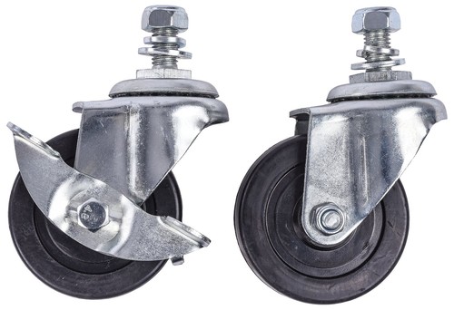 JEGS 81424-1  Replacement Casters for JEGS 3-Shelf Shop Cart 555-81424 [Set of - Picture 2 of 8