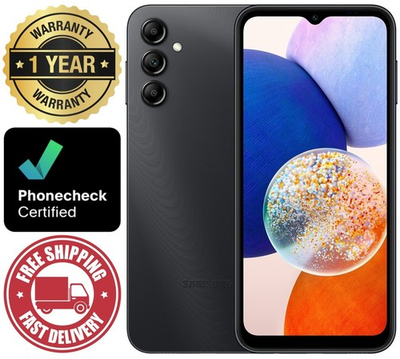 #ad Samsung Galaxy A14 5G 64 GB Black Unlocked Smartphone $89.95