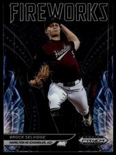 2021 Panini Prizm Draft Picks #F-BS Brock Selvidge Fireworks