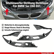 2x F�r BMW 5er E60 E61 04-10 Scheinwerfer Dichtung Dichtlippe L+R 525i 530i 535i