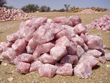 Genuine Rose Quartz Rough Crystals Bulk Listing By the Kilo Kg Wholesale Job Lot