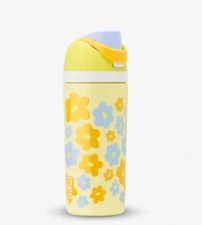 24oz Owala FreeSip Color Drop Chicks & Giggles Flower Water Bottle Gifts NWT