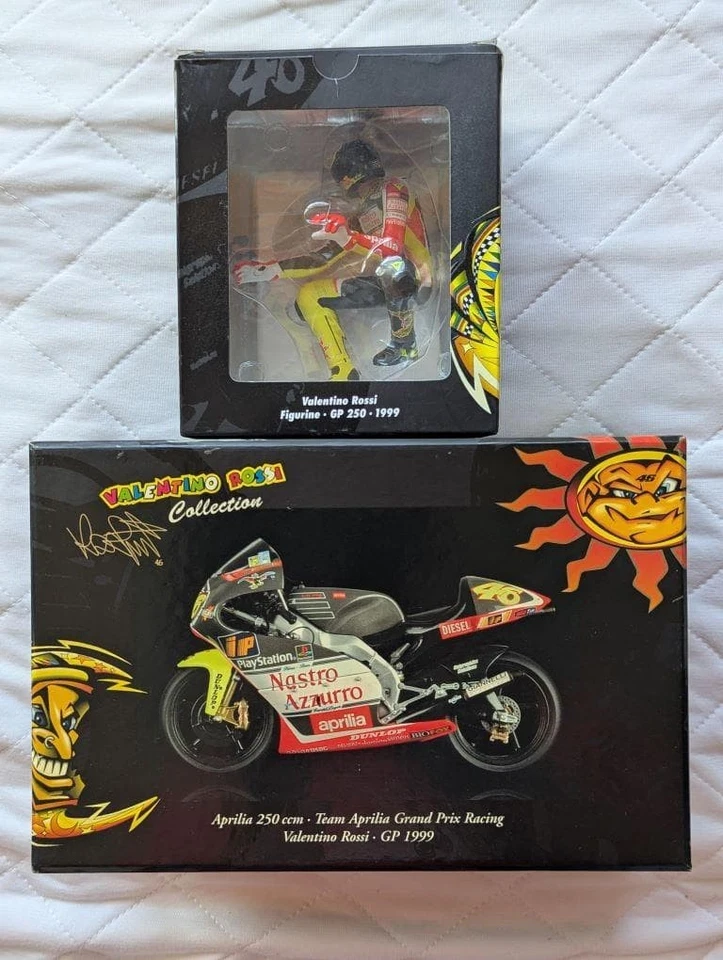 Minichamps Aprilia 250cc Rossi Wgp Motogp Diecast Model Motorcycle Collectible - Image 3 of 3