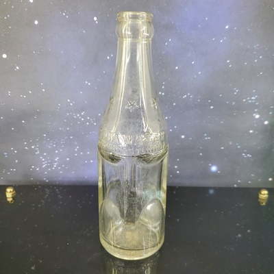 #ad VTG Soda Water Coca Cola Bottle 6 Stars WILLIAMSPORT PA 1955 RARE Square Side $31.49