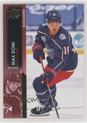 2021-22 Upper Deck Series 1 Exclusives 78/100 Max Domi #52 0kt5