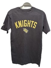 Champion UCF Knights T-Shirt Men’s Small Black Gold 100% Cotton NCAA Tee