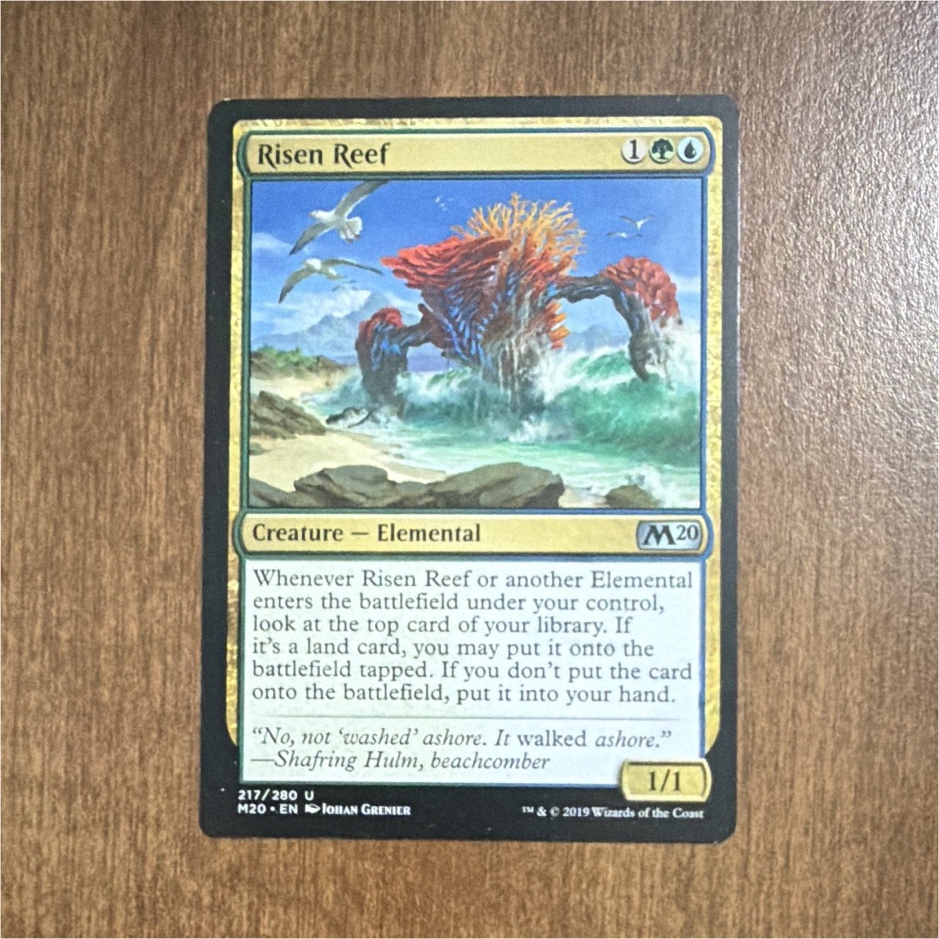 Wizards of the Coast MTG Risen Reef M20 Regular Uncommon UG #217/280