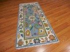 Turkish Oushak Rug,Geometric Multicolored Area Rug,Handmade Bohemian Rug 2.8x6 — photo 6