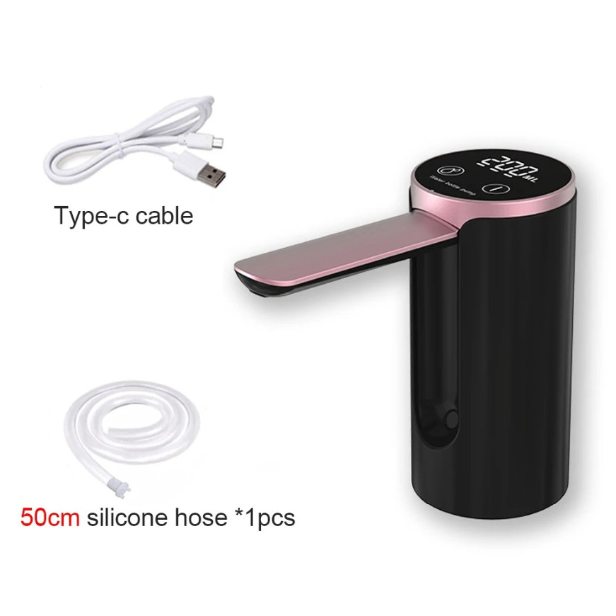 1pcs Electric Water Gallon Bottle Pump Foldable Automatic Rechargeable Dispenser