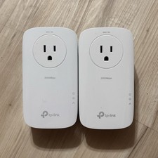  Pair TP-Link AV2000 2-port Gigabit Passthrough Powerline Adapter TL-PA9020P