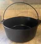 GRISWOLD Cast Iron #8 Tite-Top Dutch Oven Bean Pot 1278 Restored No Lid