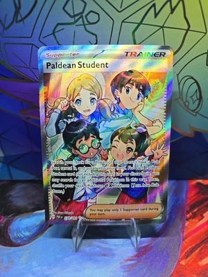 Pokémon TCG Paldean Student Card Ultra Rare, SV Paldean Fates 230/091