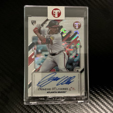 TOPPS CERTIFIED: NACHO ALVAREZ JR. ROOKIE AUTOGRAPH BASEBALL CARD ATLANTA BRAVES