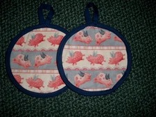 Pig might fly potholders