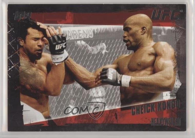 2010 Topps UFC Series 4 Silver 175/188 Cheick Kongo #56 4mt