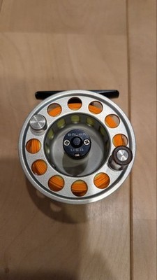 BAUER LM1 Fly Baitcasting Reel Smooth Operation Minor Scratches