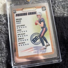 2024 Panini Donruss Optic - Passing Grade Drake Maye #4 (RC)