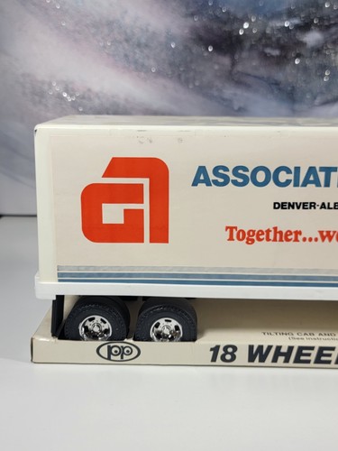 VTG PROCESSED PLASTICS COMPANY 18 WHEELER BIG RIG PLASTIC TOY SET #2250 BOXED - Picture 13 of 21