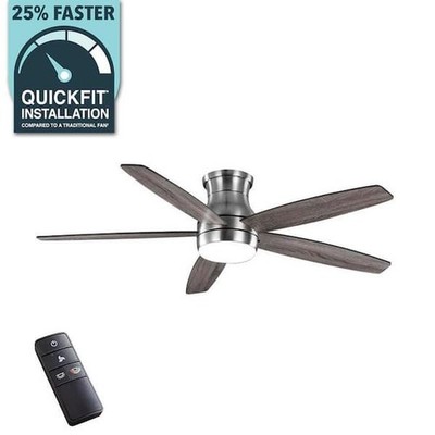 Home Decorators Collection Ashby Park 60 in LED Light Brushed Nickel Ceiling Fan