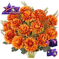 KüNstliche Herbstblumen 2 StüCk Blumenstrauß Deko FüR Herbstdekoration