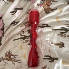 Cow chop Squiggly cup Red