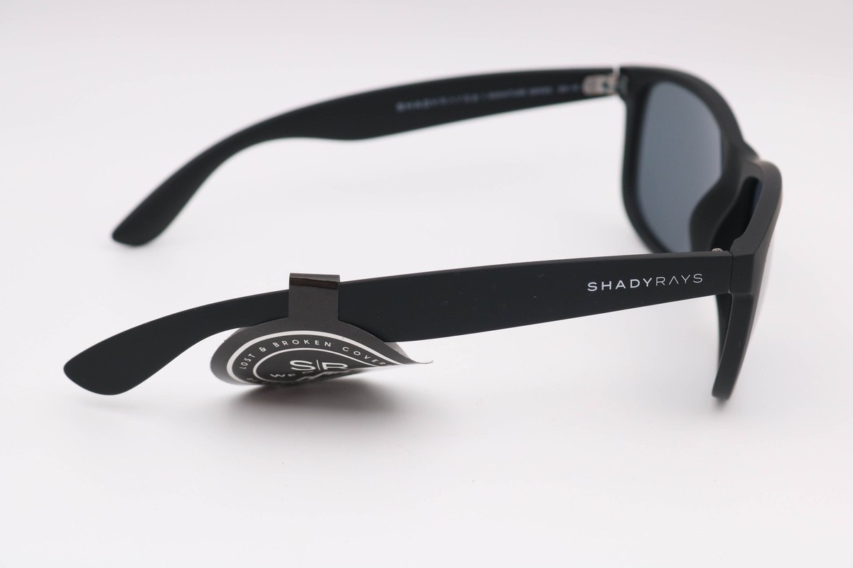 Shady Rays Signature Series Black Slate Black Square Ss-15