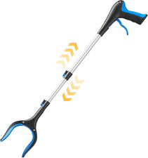 Greifzange F&uuml;r Senioren,Reacher- 5-Stufiger Teleskop-Greifer (60-104 Cm) &ndash; Leich