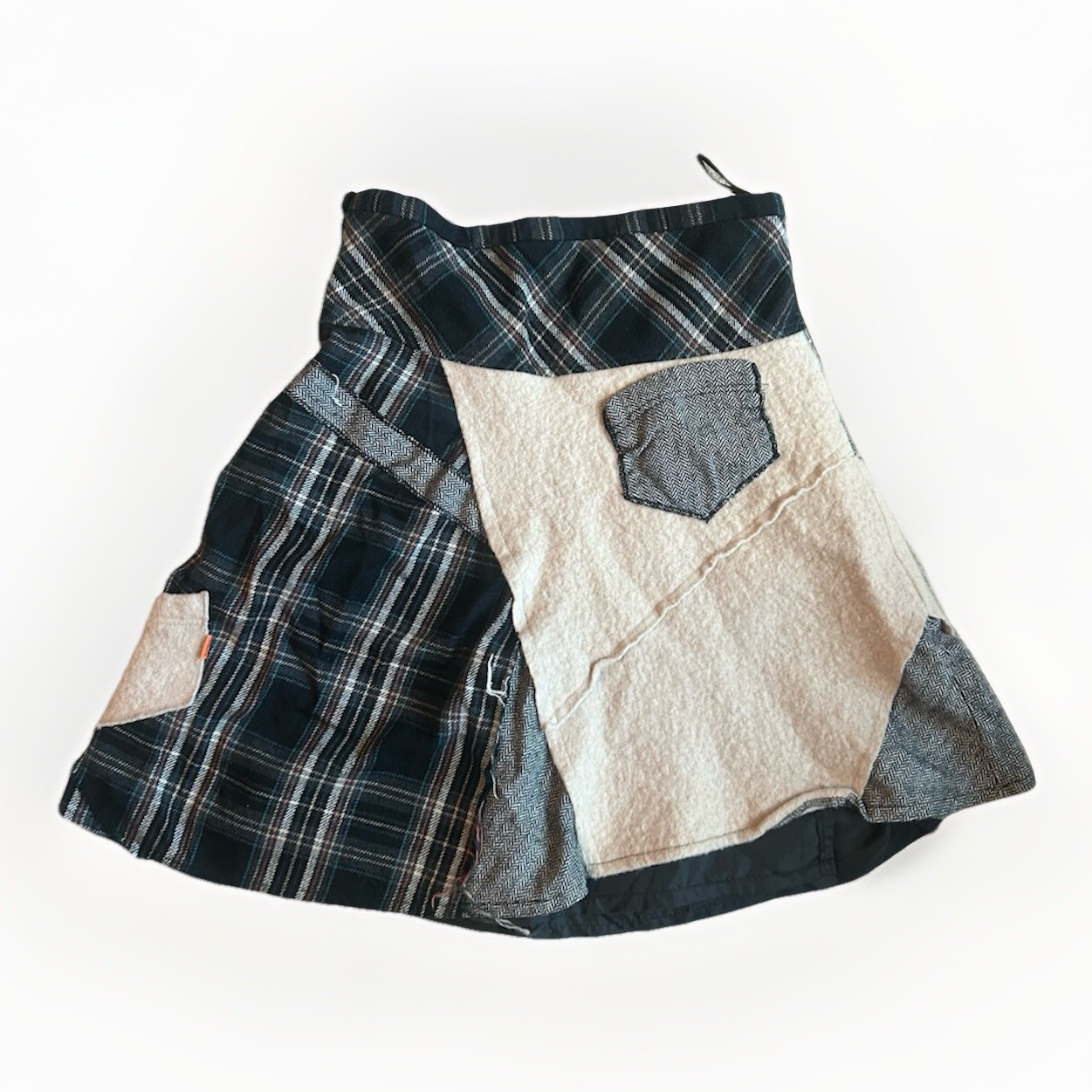 .Object Collectors Item Patchwork Plaid Wool Mini… - image 2