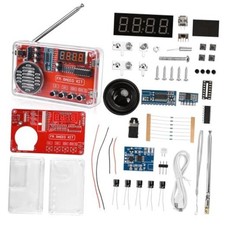 Soldering Practice Electronics Project, Transparent Case, DIY FM Radio Kit