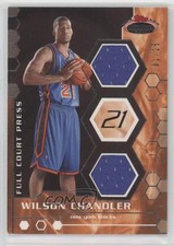 2007-08 Stadium Club Full Court Press Relics Dual Gold 1/25 Wilson Chandler 0hl