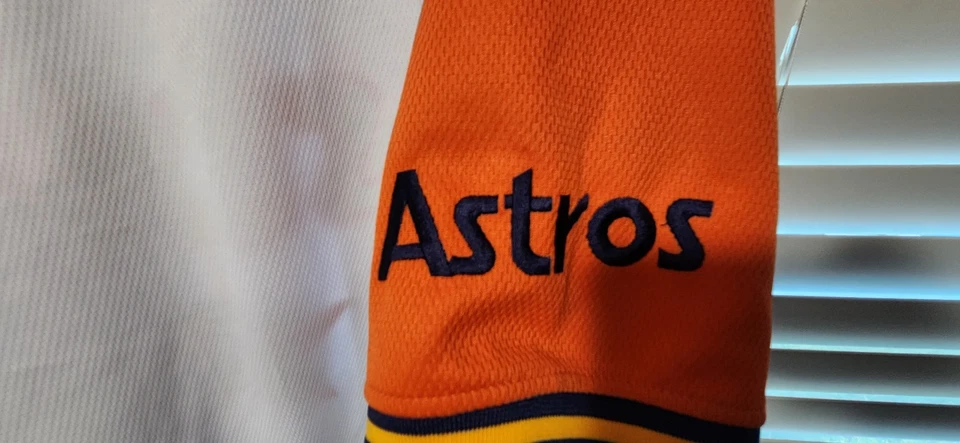 Houston Astros Blue Alternate Jersey 80s - Image 4 of 4