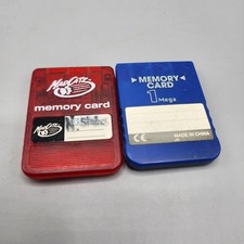 Sony Playstation PS1 Memory Card Lot of 2 - 2