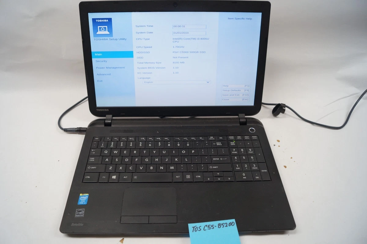 Toshiba Intel Core i3 4th Gen. 8GB RAM PC Laptops & Netbooks for