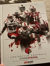 2010 Hardback UNIVERSITY OF LOUISVILLE Cardinals Football Media Guide Book UL