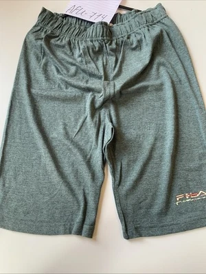 Heather Green Fila Logo Athletic Shorts - AFU-714 - Image 1 of 4
