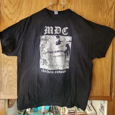 MDC Chicken Squawk Double Sided T-Shirt XXL Pre Owned