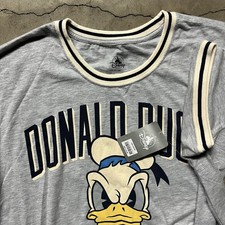 Disneyland Donald Duck 1934 Varsity Ringer T-Shirt Adult XXL