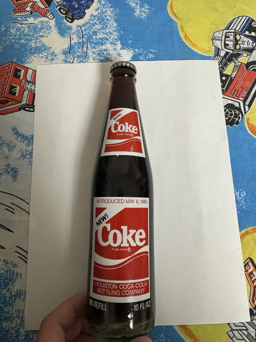 Coca Cola Bottle NEW Coke 1985 May 6 @ Stranger Things, Retro, VTG