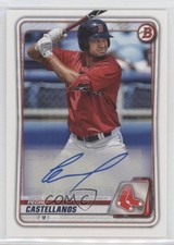 2020 Bowman Prospects Auto Pedro Castellanos #PA-PC Auto p7m