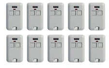 308301  Gate/Garage 2-Button Remote Multicode 300MHz 10 Switch 10-PACK