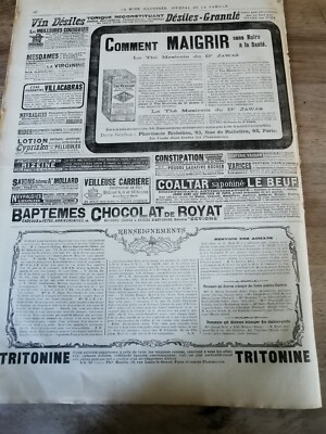 Revue Ancienne LA MODE ILLUSTRÉE N°31 - 31 Juillet 1904 - Collector Vintage