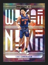 2021-22 Panini Hoops Cade Cunningham Gold Holo Foil We Got Next #1 Basketball