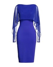 NWT Chiara Boni Nomeda Illusion Cape Dress 10U.S./46IT inchiostro MSRP 695