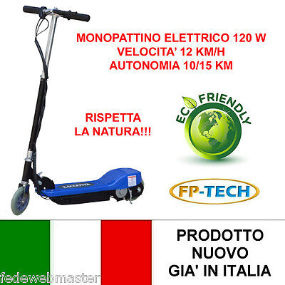 MONOPATTINO ELETTRICO 24 V 120W E-SCOOTER BICICLETTA ELETTRICA FULL  OPTIONAL | eBay