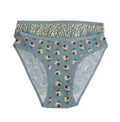 Metaphor Assorted 2-Pack Cotton Hi-Cut Panties Women's Small (5) #2210