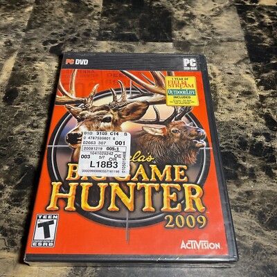 Cabela's Big Game Hunter 2009 - (PC 2008) - NEW Factory Sealed