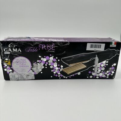 Gama Italy Professional Fable Frisé Haarglätter Breite Keramikplatten Glätteisen