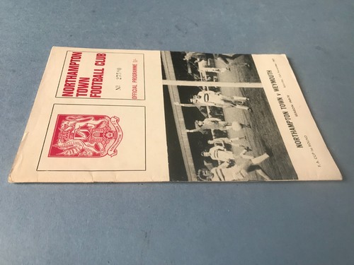 Programma Northampton Town v Weymouth FA Cup 1° Rd 1969 - Foto 2 di 5